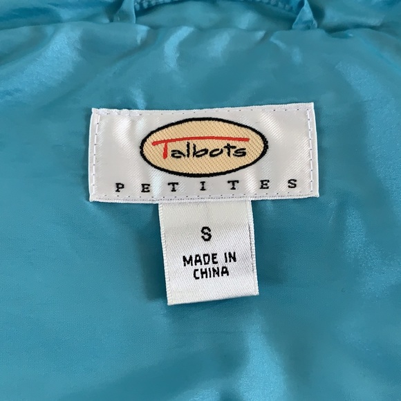 Talbots baby blue vest size S - Picture 6 of 12